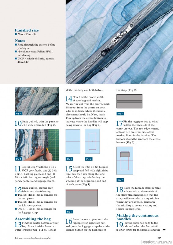 Коллекция проектов для рукодельниц в журнале «Todays Quilter №135 2025»