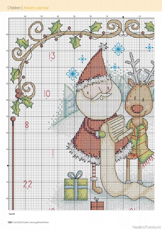 Коллекция вышивки в журнале «Cross Stitch Gold - Christmas 2024»