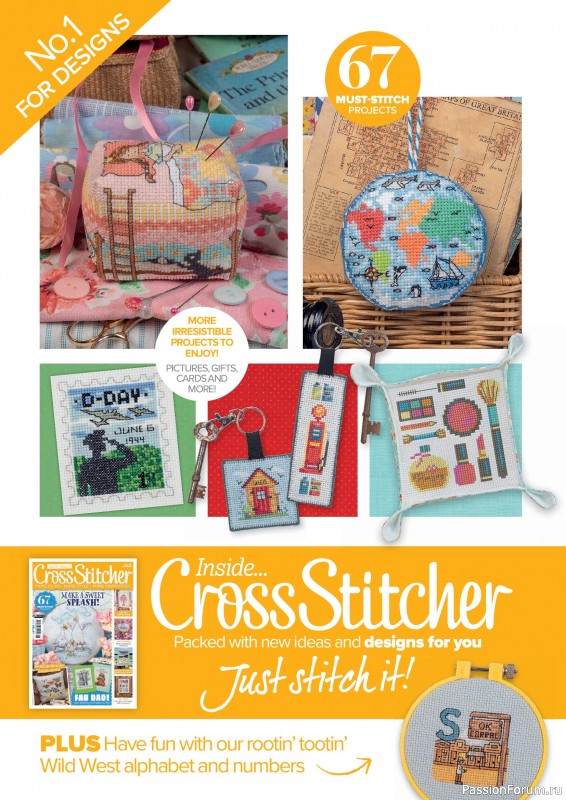 Коллекция вышивки в журнале &laquo;CrossStitcher №435 2026&raquo;