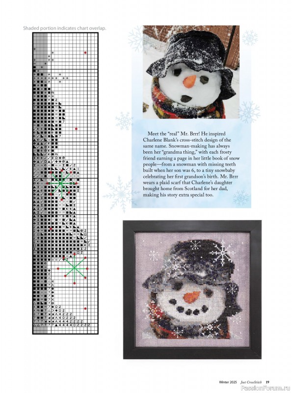 Коллекция вышивки в журнале «Just CrossStitch - Winter 2025»