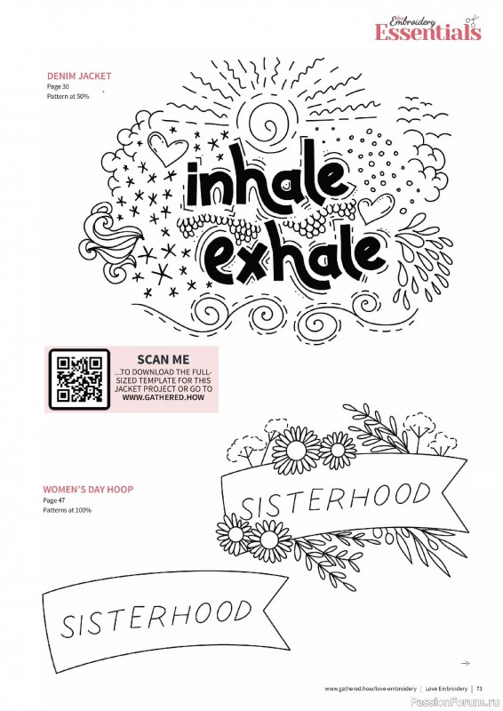 Коллекция вышивки в журнале «Love Embroidery №63 2025»