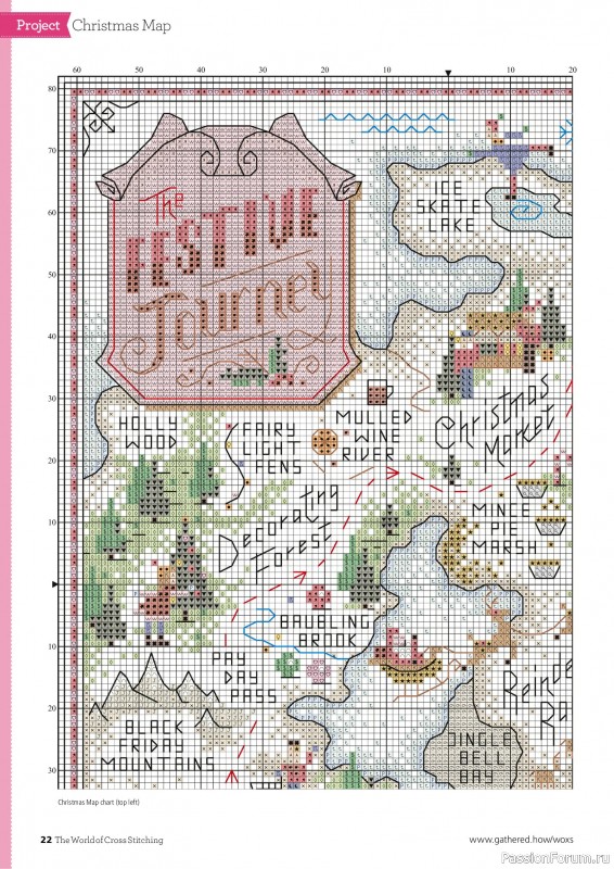 Коллекция вышивки в журнале «The World of Cross Stitching Special №366 2025»