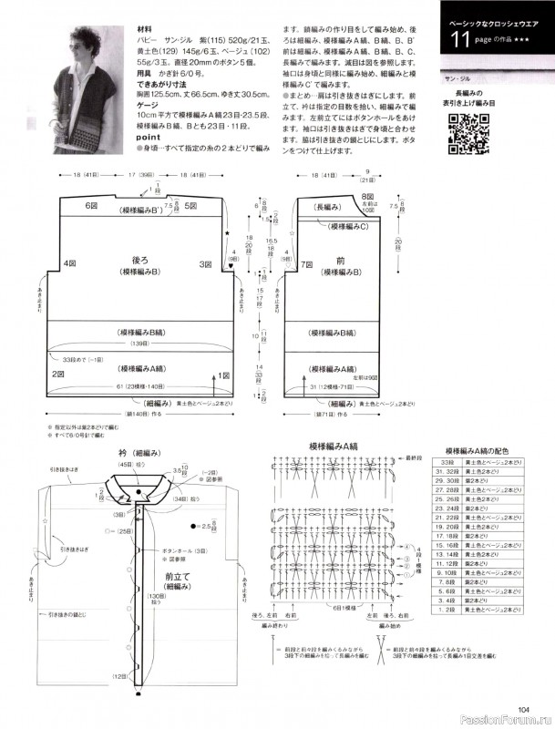 Вязаные модели в журнале &laquo;Keito Dama №205 - Spring 2025&raquo;. Продолжение