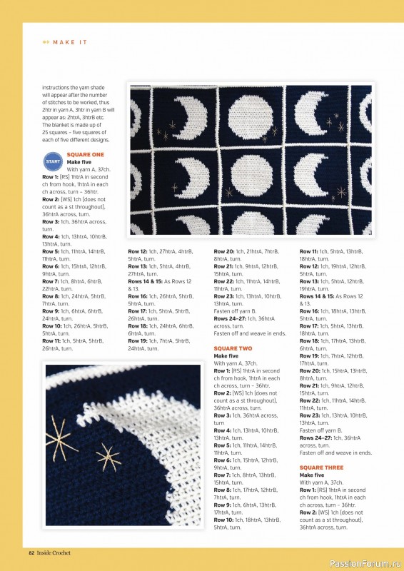 Вязаные проекты крючком в журнале «Inside Crochet №183 2025»