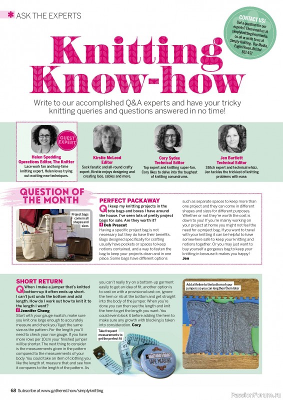 Вязаные проекты крючком в журнале «Simply Knitting №264 2025»