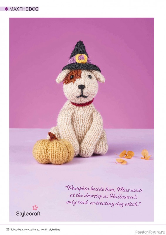 Вязаные проекты крючком в журнале «Simply Knitting №270 2025»