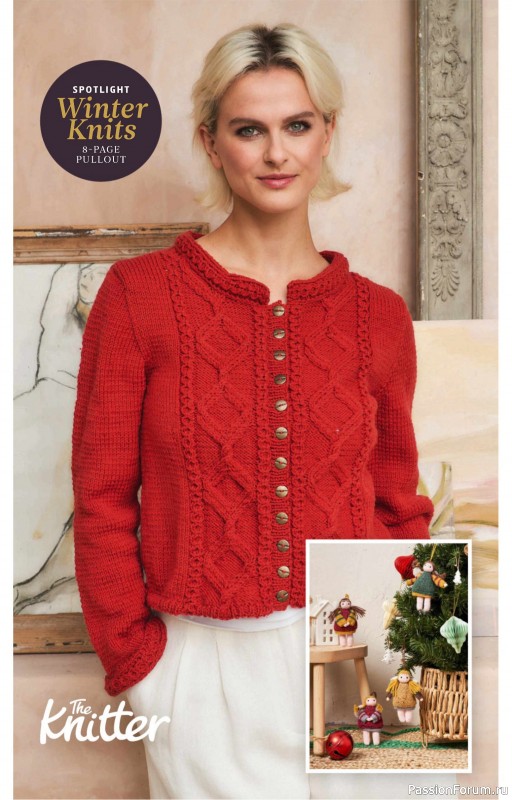 Вязаные проекты спицами в журнале «The Knitter №207 2024»