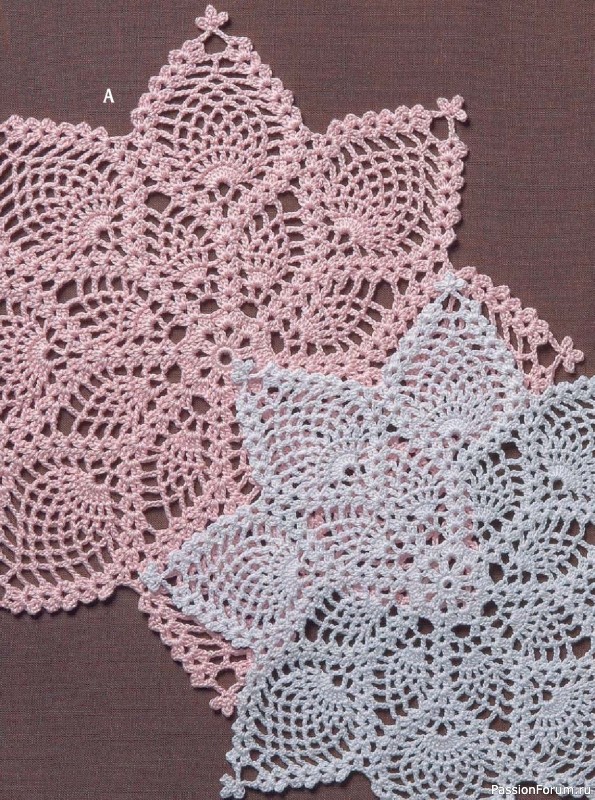 Вязаные проекты в книге &laquo;Ажурное вязание крючком&raquo;.