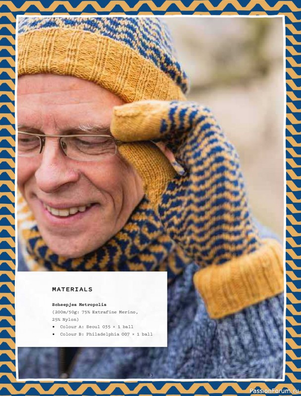 Вязаные проекты в книге &laquo;Colorwork Knitting from Head to Toe&raquo;.