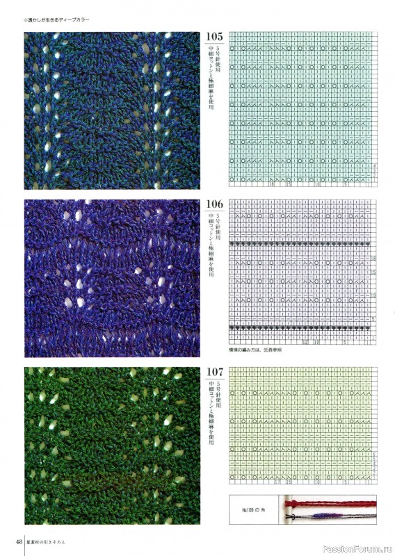 Вязаные проекты в книге «Fun of Color Patterns 200».