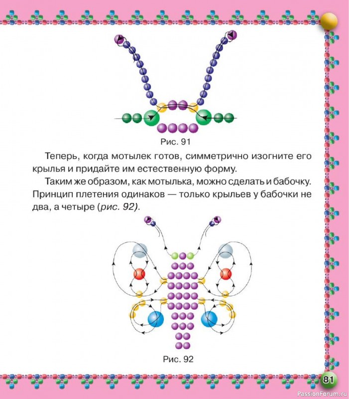 Коллекция проектов для рукодельниц в книге «Бисер. Оригинальные поделки»