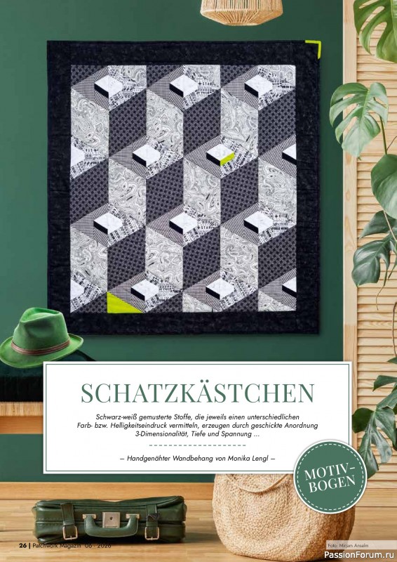 Коллекция проектов для рукодельниц в журнале &laquo;Patchwork Magazin №6 2026&raquo;