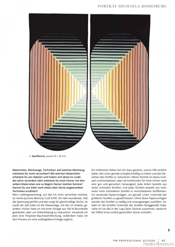 Коллекция проектов для рукодельниц в журнале &laquo;Patchwork Professional №2 2025&raquo;