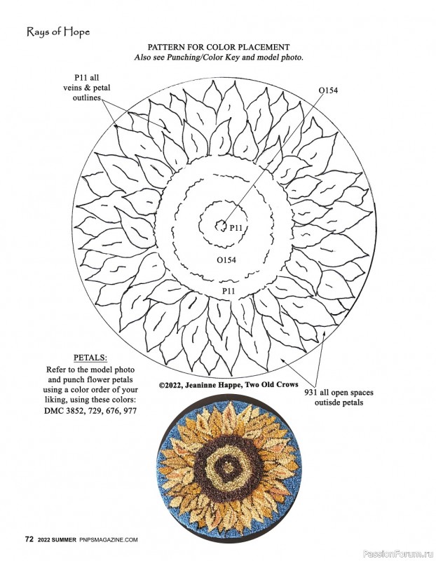 Коллекция проектов для рукодельниц в журнале «Punch Needle & Primitive Stitcher - Summer 2022»