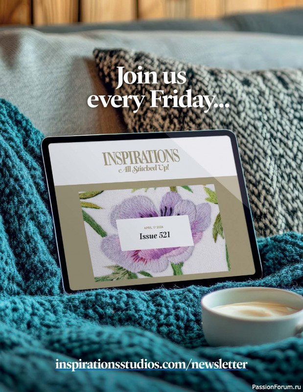 Коллекция вышивки в журнале &laquo;Inspirations №130 2026&raquo;