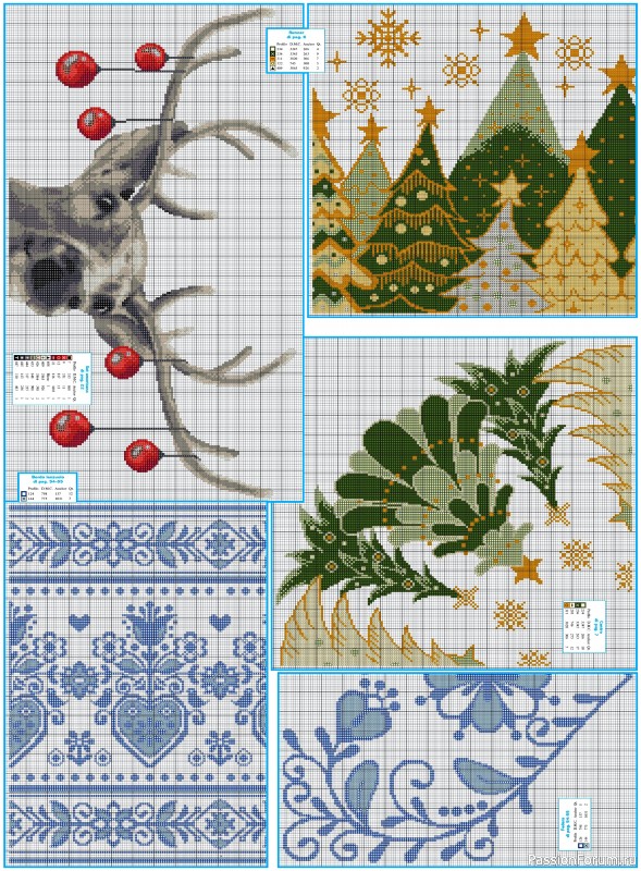 Коллекция вышивки в журнале «Profilo Punto Croce №10 2025»