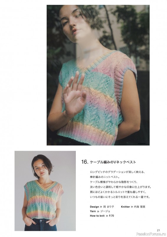 Вязаные модели в журнале «Knitting Style - 2026 Spring/Summer»