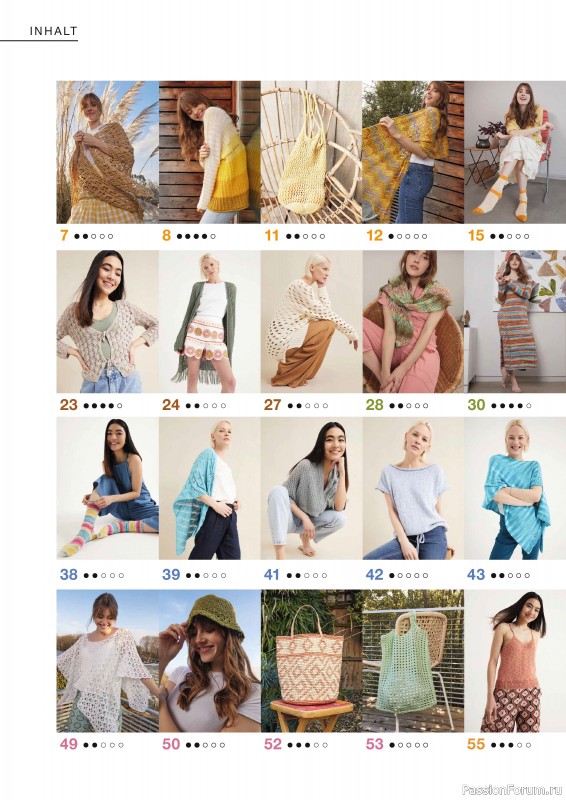 Вязаные модели в журнале «Burda Stricken №3 2023»