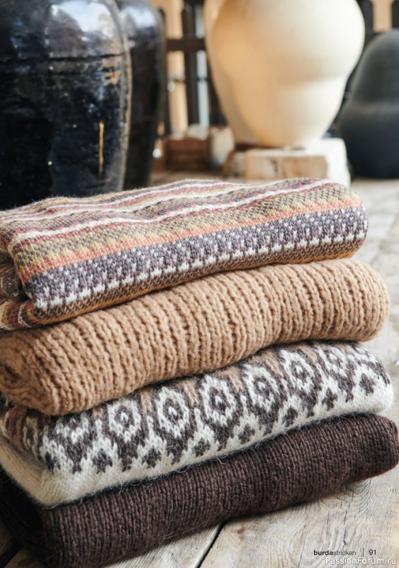 Вязаные модели в журнале «Burda Stricken №4 2022»