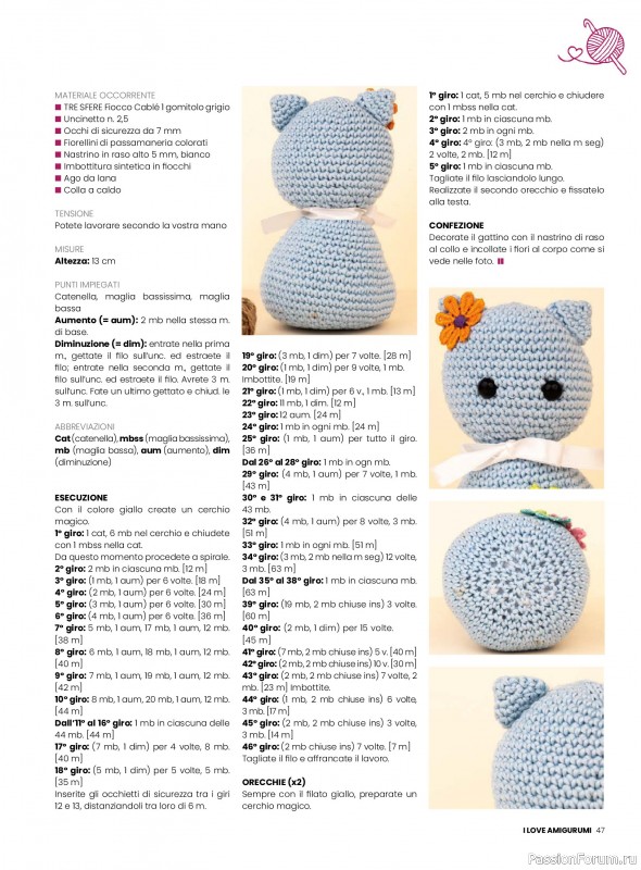 Вязаные проекты крючком в журнале «I Love Amigurumi №33 2026»