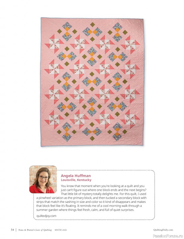 Коллекция проектов для рукодельниц в журнале «Fons & Porter's Love of Quilting - Winter 2026»