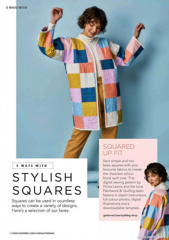 Коллекция проектов для рукодельниц в журнале «Love Patchwork & Quilting №149 2025»