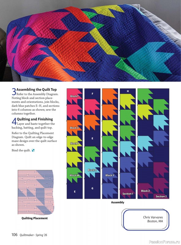 Коллекция проектов для рукодельниц в журнале «Quiltmaker №224 2026»