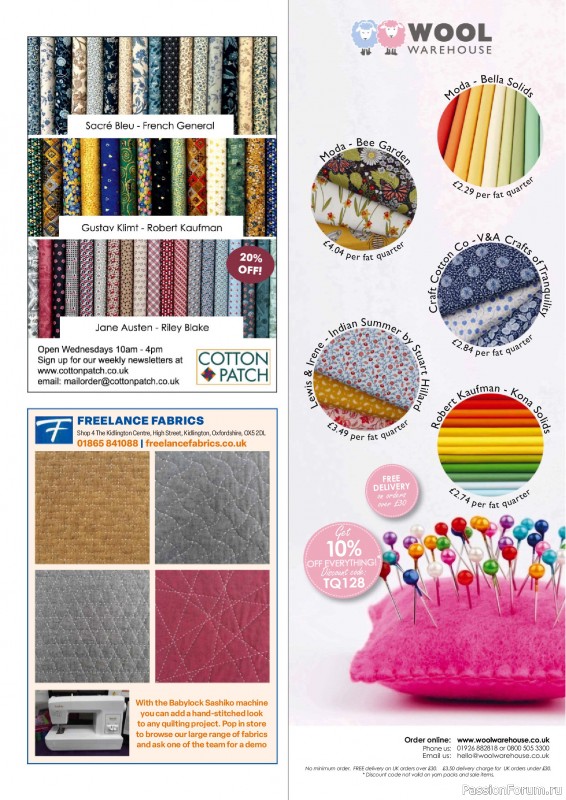 Коллекция проектов для рукодельниц в журнале «Todays Quilter №128 2025»