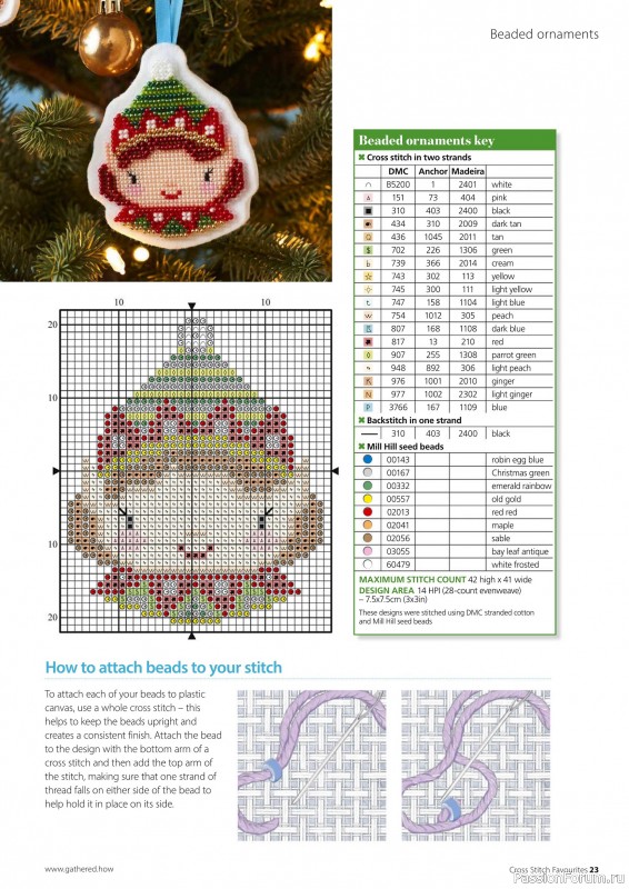 Коллекция вышивки в журнале «Cross Stitch Favourites - Christmas 2025»
