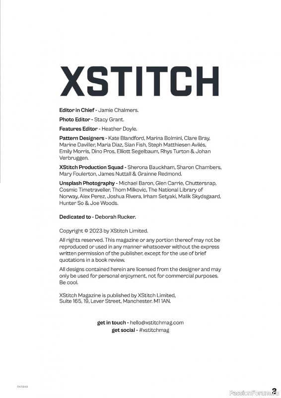 Коллекция вышивки в журнале «XStitch Magazine №25 2023»