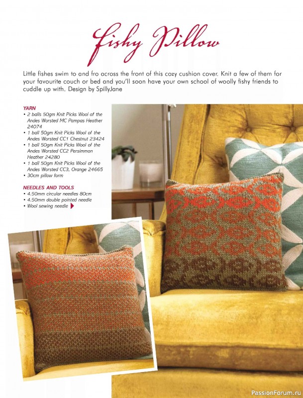 Вязаные модели спицами в журнале &laquo;Australian Knitting Vol.18 №1 2026&raquo;