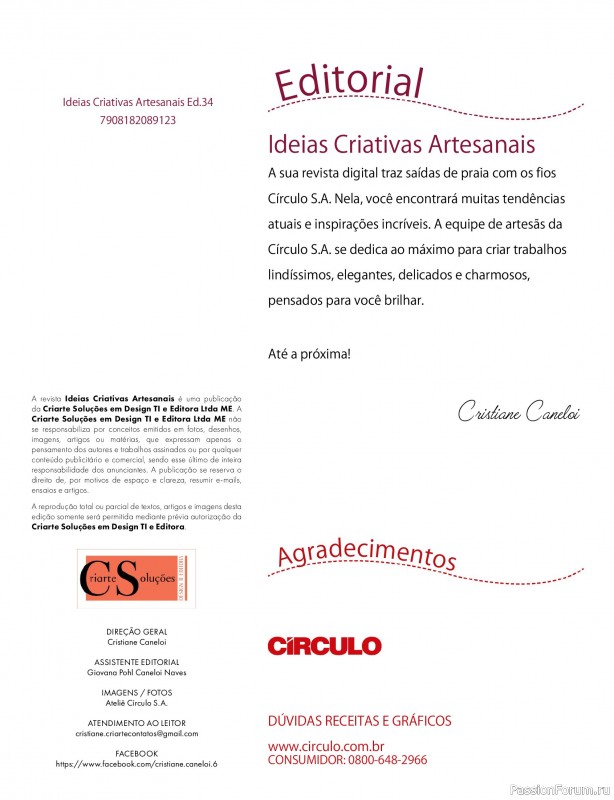 Вязаные проекты крючком в журнале &laquo;Ideias Criativas Artesanais Ed.34 2026&raquo;