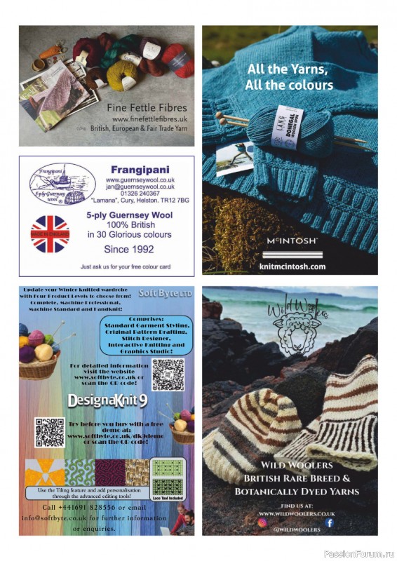 Вязаные проекты спицами в журнале «The Knitter №224 2026»