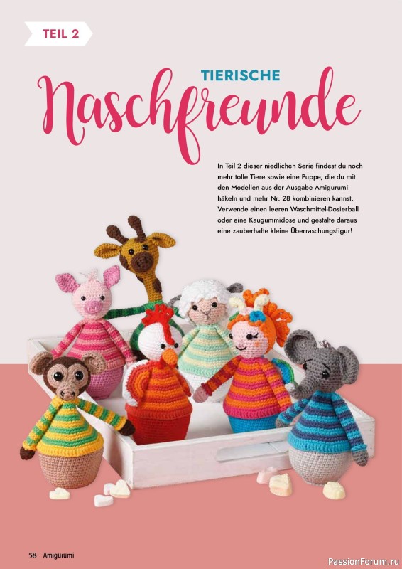 Вязаные проекты в журнале «Amigurumi Magazin №29 2026»