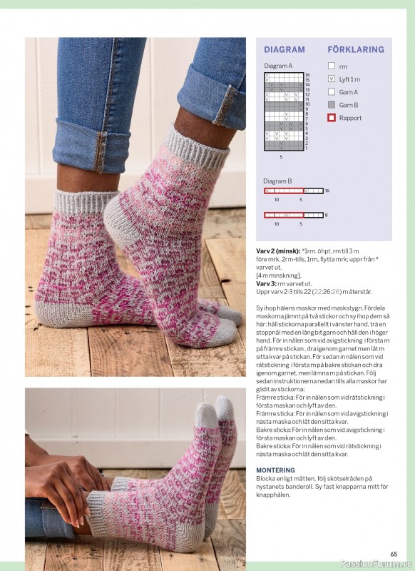 Вязаные проекты в журнале &laquo;Inspirerande handarbete - April 2026&raquo;