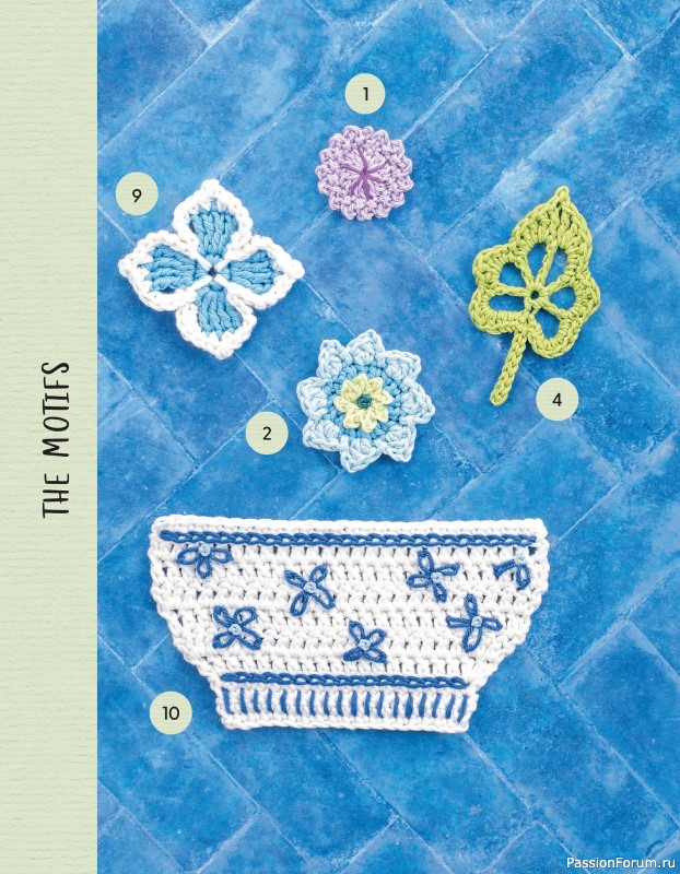 Bязаные проекты в журнале «100 crochet: flowers, plants and petals»