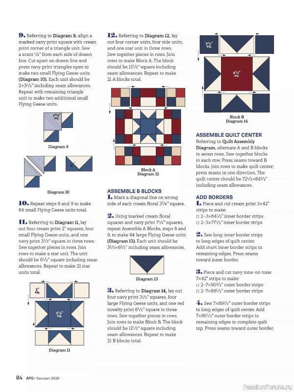 Коллекция проектов для рукодельниц в журнале &laquo;American Patchwork & Quilting №200 2026&raquo;