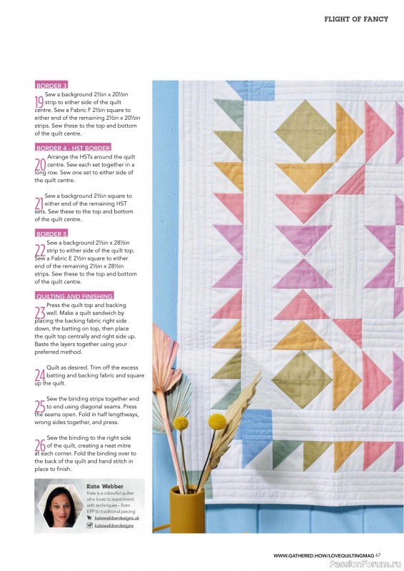 Коллекция проектов для рукодельниц в журнале «Love Patchwork & Quilting №152 2025»