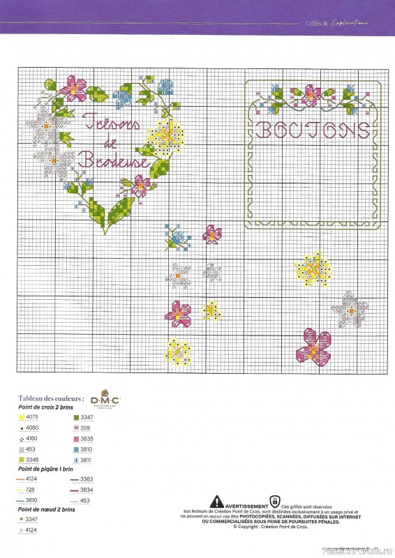 Коллекция вышивки в журнале «Creation Point de Croix №111 2025»