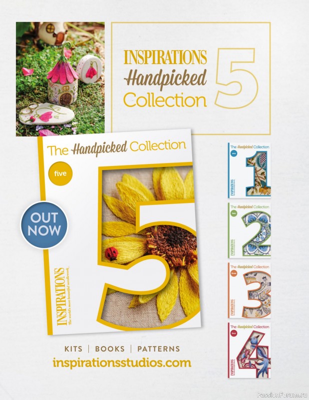 Коллекция вышивки в журнале «Inspirations №128 2025»