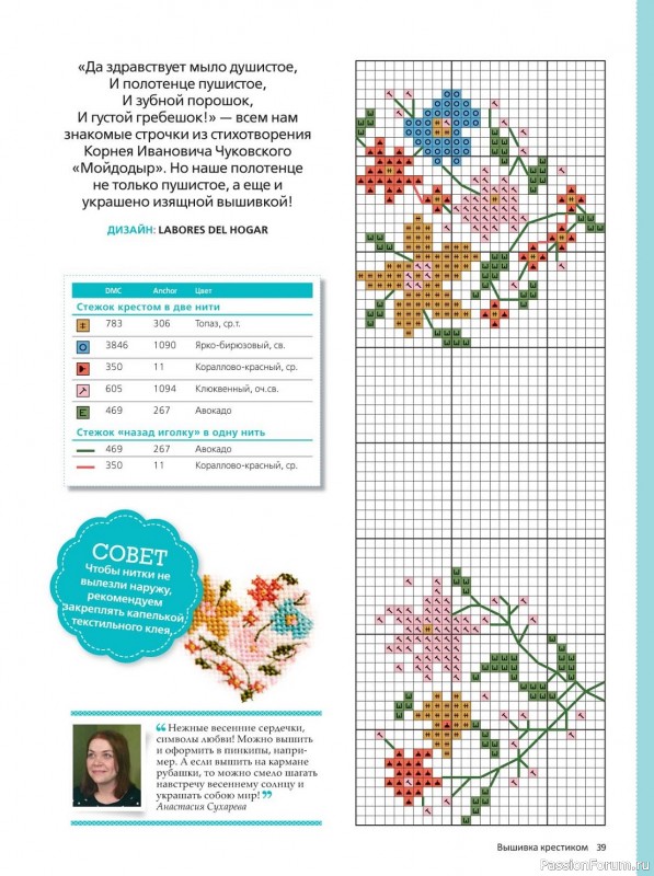 Коллекция вышивки в журнале «Вышивка крестиком №1 2024»