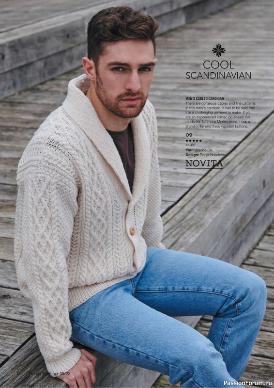 Вязаные модели в журнале «Burda Knitting №6 2022»