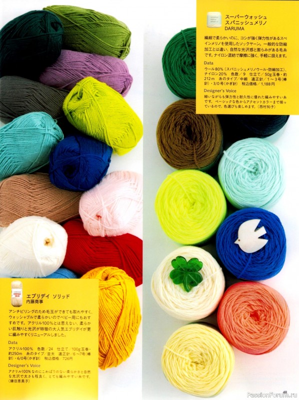 Вязаные модели в журнале &laquo;Keito Dama №201 - Spring 2024&raquo;