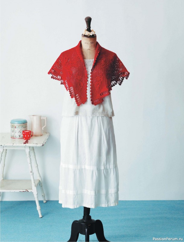 Вязаные проекты для детей в книге &laquo;Японские шали и палантины&raquo;.