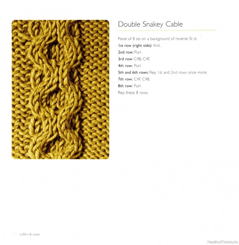 Вязаные проекты в книге «Cables & Aran Stitches-250 to Knit». Продолжение