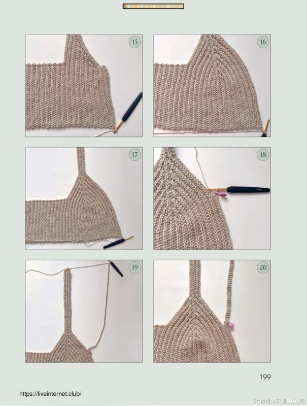 Вязаные проекты в книге «Поперечное вязание крючком от А до Я». Продолжение