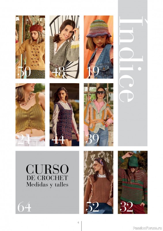 Вязаные проекты в журнале «El Arte de Tejer Moda Crochet - 2023»