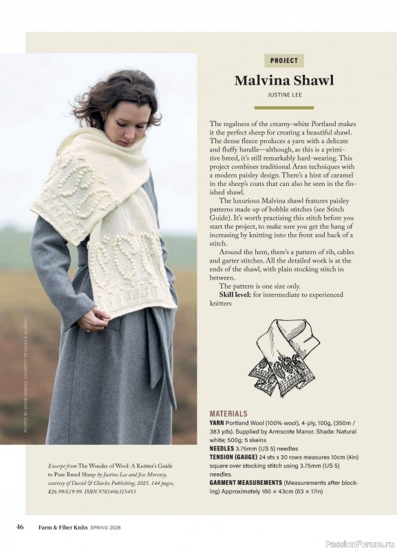 Вязаные проекты в журнале «Farm & Fiber Knits - Spring 2026»