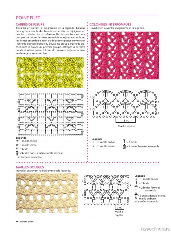 Вязаные проекты крючком в журнале «Crochet a porter - Fevrier/Avril 2026»