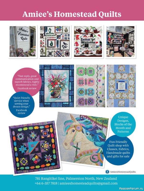 Коллекция проектов для рукодельниц в журнале &laquo;Australian Homespun - February-March 2026&raquo;